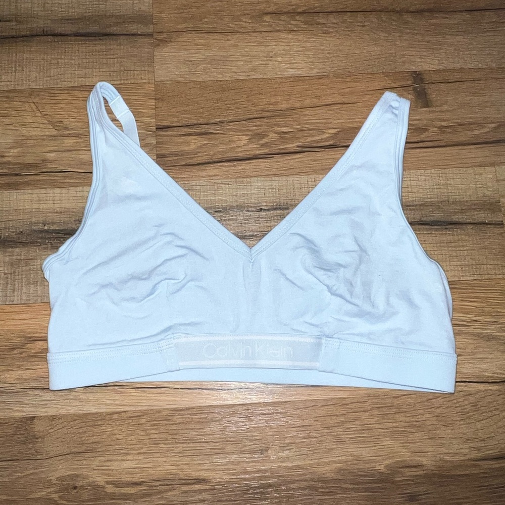 Calvin Klein Blue Bra Size Medium